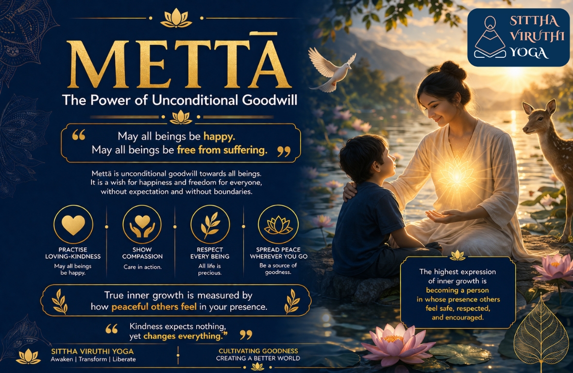 Metta: The Power of Unconditional Goodwill | Sittha Viruthi Yoga