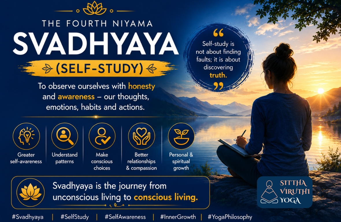 Svadhyaya (Self-Study) – The Fourth Niyama in Patanjali Yoga Sutras