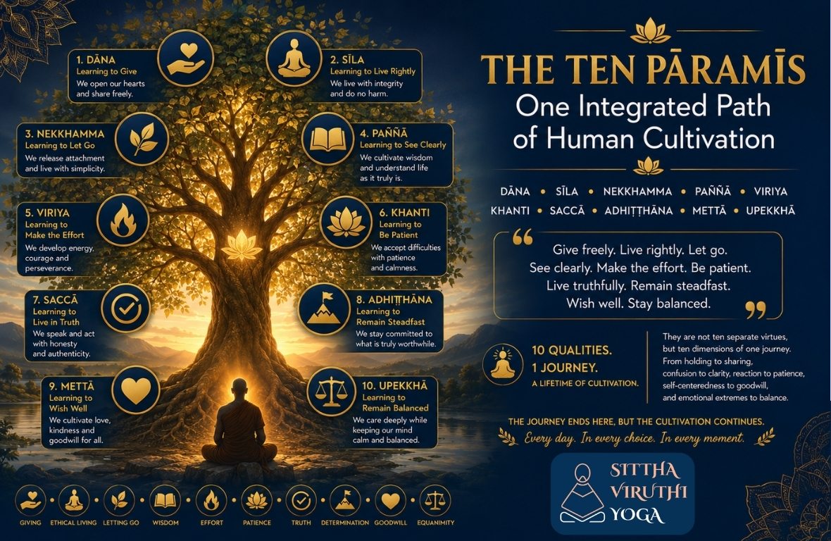 The Ten Pāramīs: One Integrated Path of Human Cultivation