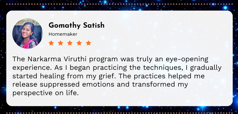 Gomathy Satish Testimonials