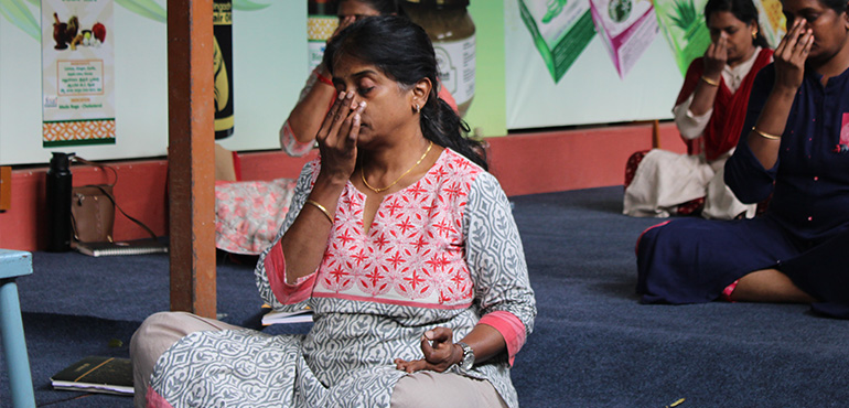 Mrs. Sudha Balakrishnan Testimonials Sittha Viruthi Yoga